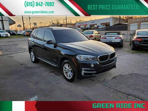 2014 BMW X5 for sale at Green Ride Inc in Nashville TN