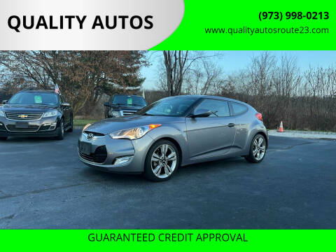 2017 Hyundai Veloster for sale at QUALITY AUTOS in Hamburg NJ