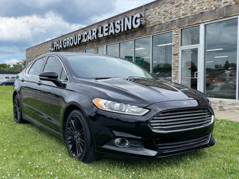 2016 Ford Fusion for sale at Alpha Group Car Leasing in Redford MI