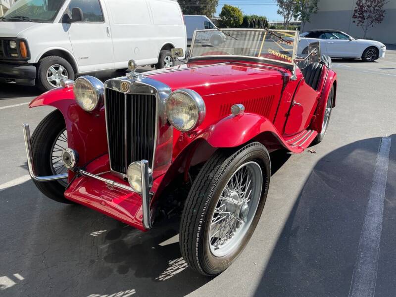 1949 MG TC for sale at LEATHER AND WOOD MOTORS in Pontoon Beach IL