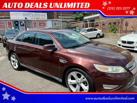 2010 Ford Taurus for sale at AUTO DEALS UNLIMITED in Philadelphia PA
