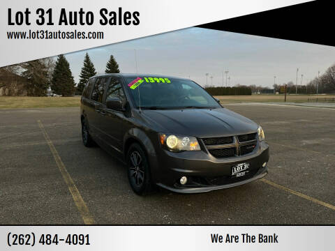 2016 Dodge Grand Caravan for sale at Lot 31 Auto Sales in Kenosha WI