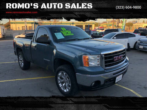 2011 GMC Sierra 1500 for sale at ROMO'S AUTO SALES in Los Angeles CA