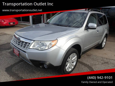 2013 Subaru Forester for sale at Transportation Outlet Inc in Eastlake OH