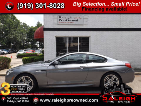 2014 BMW 6 Series for sale at Raleigh Pre-Owned in Raleigh NC