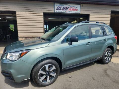 2018 Subaru Forester for sale at Ulsh Auto Sales Inc. in Summit Station PA