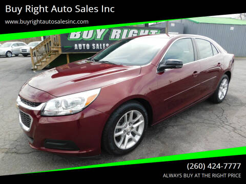 2015 Chevrolet Malibu for sale at Buy Right Auto Sales Inc in Fort Wayne IN