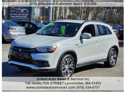2018 Mitsubishi Outlander Sport for sale at United Auto Sales & Service Inc in Leominster MA