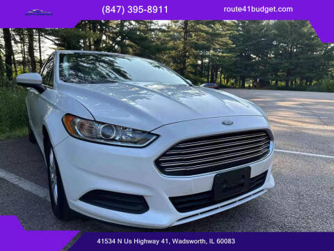 2016 Ford Fusion for sale at Route 41 Budget Auto in Wadsworth IL