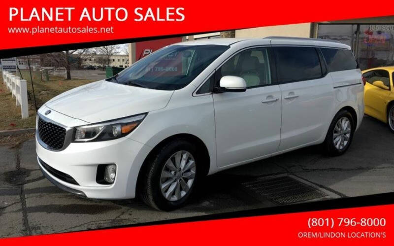 2016 Kia Sedona for sale at PLANET AUTO SALES in Lindon UT