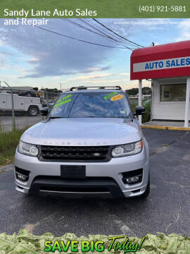 2016 Land Rover Range Rover Sport for sale at Sandy Lane Auto Sales and Repair in Warwick RI