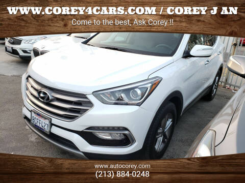 2018 Hyundai Santa Fe Sport for sale at WWW.COREY4CARS.COM / COREY J AN in Los Angeles CA