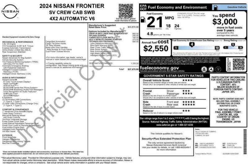 2024 Nissan Frontier