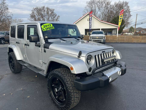 2012 Jeep Wrangler Unlimited for sale at Houser & Son Auto Sales in Blountville TN