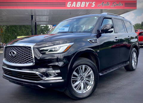 2018 Infiniti QX80 for sale at GABBY'S AUTO SALES in Valparaiso IN