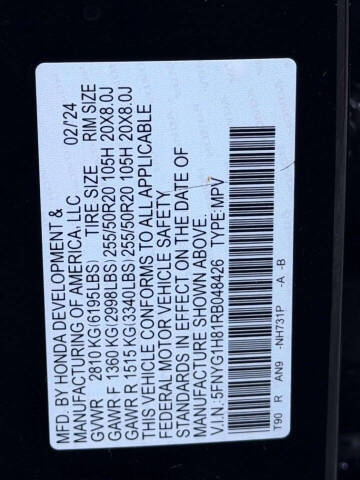 2024 Honda Pilot Elite