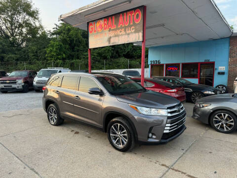 2019 Toyota Highlander for sale at Global Auto Sales and Service in Nashville TN