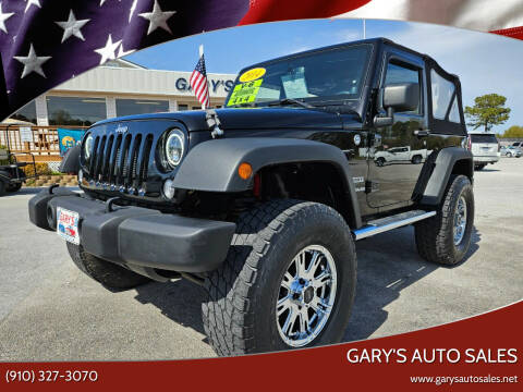 2014 Jeep Wrangler for sale at Gary's Auto Sales in Sneads Ferry NC