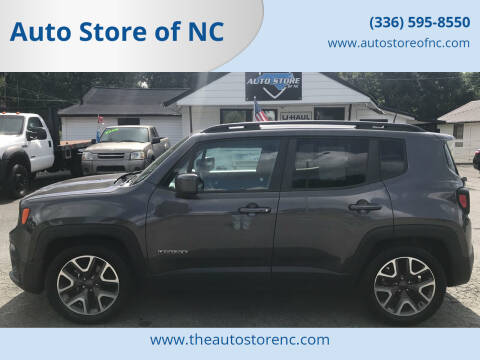 2018 Jeep Renegade for sale at Auto Store of NC in Walkertown NC