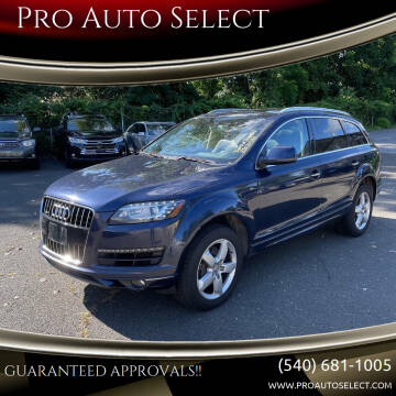 2014 Audi Q7 for sale at Pro Auto Select in Fredericksburg VA