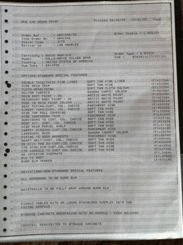 1996 Rolls-Royce Silver Spur