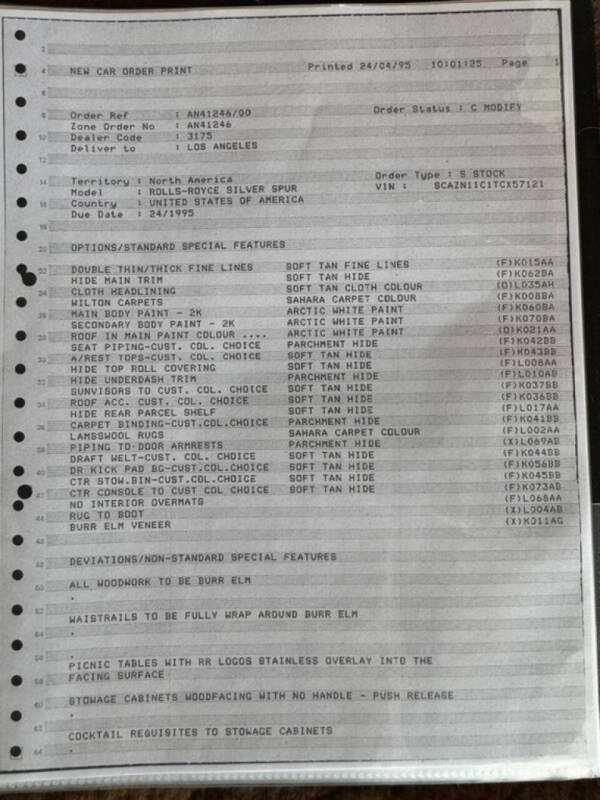 1996 Rolls-Royce Silver Spur