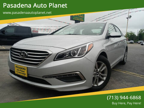 2015 Hyundai Sonata for sale at Pasadena Auto Planet in Houston TX