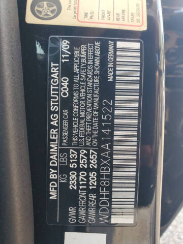 2010 Mercedes-Benz E-Class