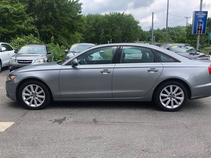 2014 Audi A6 for sale at Tolland Citgo Auto Sales in Tolland, CT