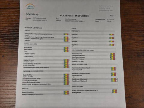 2023 Mitsubishi Outlander SE Special Edition