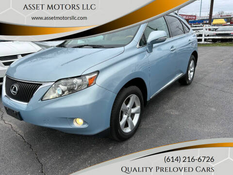2011 Lexus RX 350 for sale at ASSET MOTORS LLC in Westerville OH
