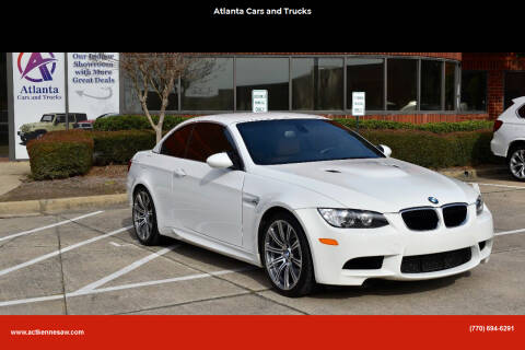 2013 BMW M3 for sale at Atlanta Cars and Trucks in Kennesaw GA