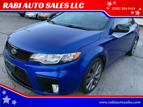 2013 Kia Forte Koup for sale at RABI AUTO SALES LLC in Garden City ID
