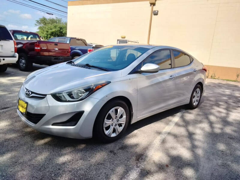 2016 Hyundai Elantra for sale at AUTO LATINOS CAR in Houston TX