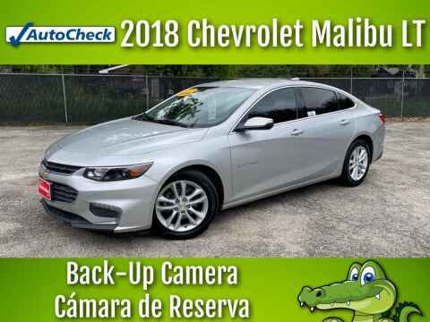 2018 Chevrolet Malibu for sale at LIQUIDATORS in Houston TX