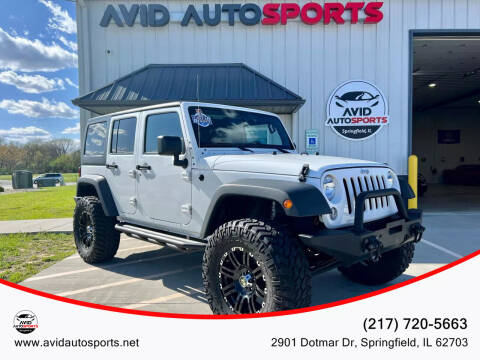 2014 Jeep Wrangler Unlimited for sale at AVID AUTOSPORTS in Springfield IL