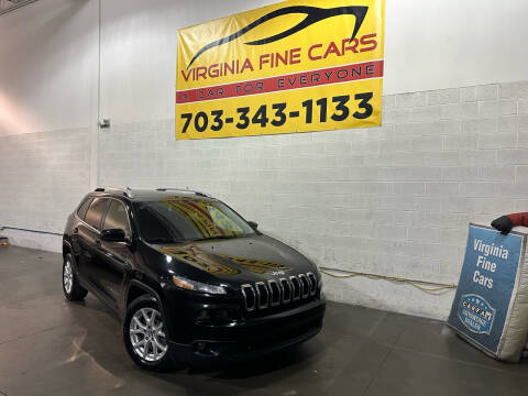 2015 Jeep Cherokee for sale at Virginia Fine Cars in Chantilly VA