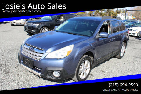 2013 Subaru Outback for sale at Josie's Auto Sales in Gilbertsville PA