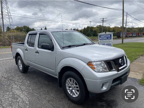 2016 Nissan Frontier for sale at SIMPSON MOTORS in Youngstown OH