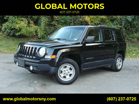 2013 Jeep Patriot for sale at GLOBAL MOTORS in Binghamton NY