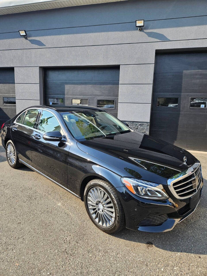 2015 Mercedes-Benz C-Class for sale at RENOS AUTO SALES LLC in Waterbury, CT