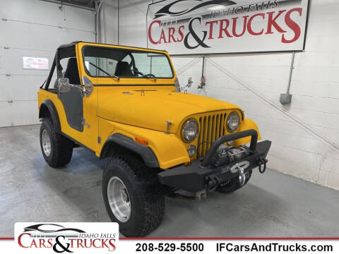1977 Jeep CJ-5 for sale at Idaho Falls Cars and Trucks in Idaho Falls ID