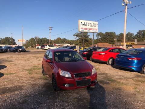 2011 Chevrolet Aveo for sale at A&J Auto Sales & Repairs in Sharpsburg NC
