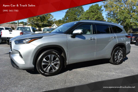 2020 Toyota Highlander for sale at Apex Car & Truck Sales in Apex NC