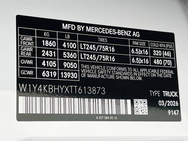 2026 Mercedes-Benz Sprinter 2500