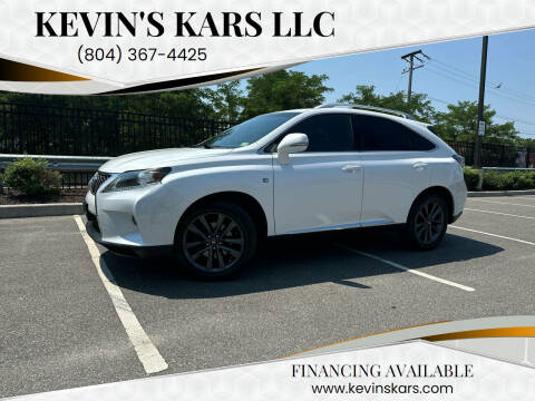 2013 Lexus RX 350 for sale at Kevin's Kars LLC in Richmond VA