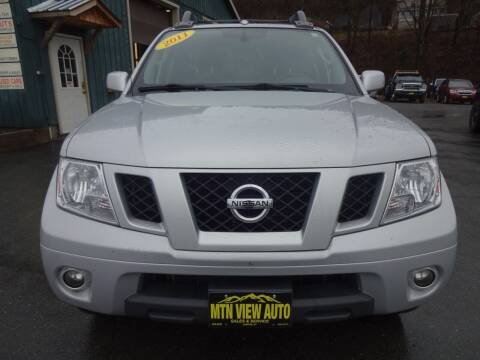 2011 Nissan Frontier for sale at MOUNTAIN VIEW AUTO in Lyndonville VT