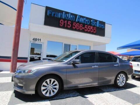 2014 Honda Accord for sale at Franklin Auto Sales in El Paso TX