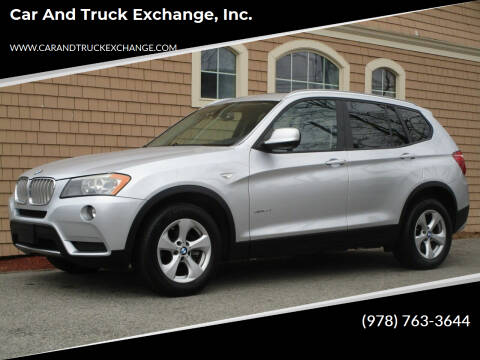 2011 BMW X3 for sale at Car and Truck Exchange, Inc. in Rowley MA
