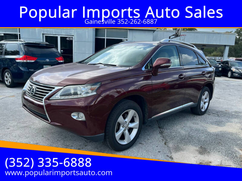 2013 Lexus RX 350 for sale at Popular Imports Auto Sales in Gainesville FL